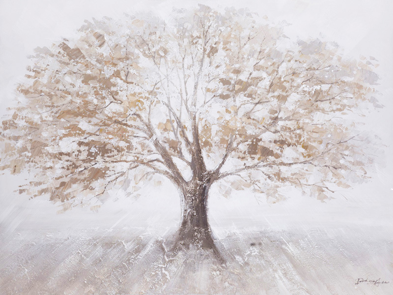 PXYW628 Wall décor art oil on canvas landscape autumn tree